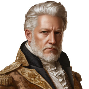 Distinguished Power Portrait Vinyl Car Decal Sticker – Waterproof & UV-Resistant 8"