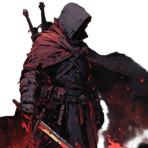 Dark Inquisitor Hunter Vinyl Car Decal Sticker – Waterproof & UV-Resistant 8"