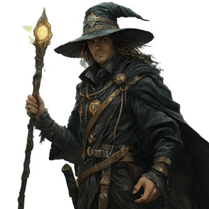Fantasy Wizard Portrait Vinyl Car Decal Sticker – Waterproof & UV-Resistant 8"