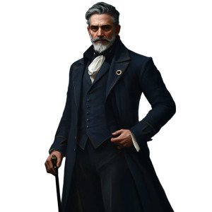 Victorian Gentleman V3 Vinyl Car Decal Sticker – Waterproof & UV-Resistant 8"