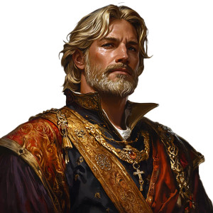 Handsome Cleric Merchant Vinyl Car Decal Sticker – Waterproof & UV-Resistant 8"