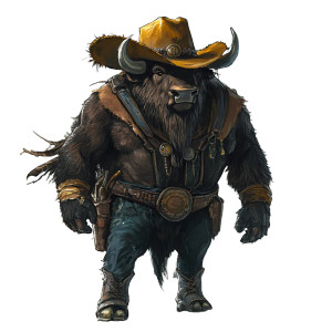 Bison Cowboy Vinyl Car Decal Sticker – Waterproof & UV-Resistant 8" Bison Cowboy Vinyl Car Decal Sticker – Waterproof & UV-Resistant 8"