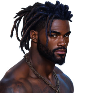 Handsome Dreadlock Man Vinyl Car Decal Sticker – Waterproof & UV-Resistant 8"