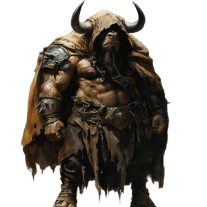 Minotaur Bandit Vinyl Car Decal Sticker – Waterproof & UV-Resistant 8"