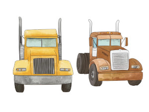 Colorful Semi Trucks Vinyl Car Decal Sticker – Waterproof & UV-Resistant 8" Colorful Semi Trucks Vinyl Car Decal Sticker – Waterproof & UV-Resistant 8"