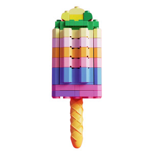 Lego Ice Pops Vinyl Car Decal Sticker – Waterproof & UV-Resistant 8"