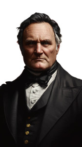 Charles Babbage Portrait Vinyl Car Decal Sticker – Waterproof & UV-Resistant 8"