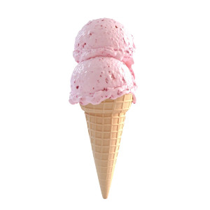 Realistic Ice Cream V2 Vinyl Car Decal Sticker – Waterproof & UV-Resistant 8"