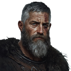 Sigurd Norse Warrior Vinyl Car Decal Sticker – Waterproof & UV-Resistant 8"