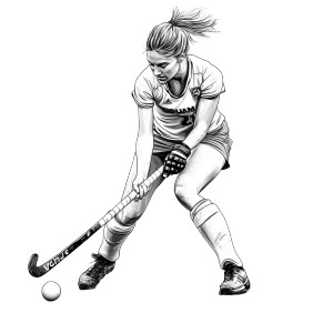 Field Hockey Player V2 Vinyl Car Decal Sticker – Waterproof & UV-Resistant 8" Field Hockey Player V2 Vinyl Car Decal Sticker – Waterproof & UV-Resistant 8"