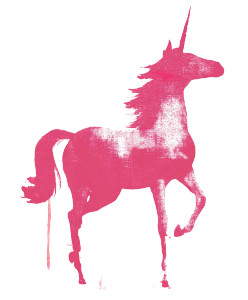 Pink Unicorn Drawing Vinyl Car Decal Sticker – Waterproof & UV-Resistant 8"