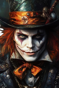 Steampunk Mad Hatter Vinyl Car Decal Sticker – Waterproof & UV-Resistant 8" Steampunk Mad Hatter Vinyl Car Decal Sticker – Waterproof & UV-Resistant 8"