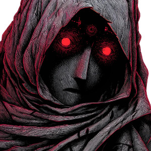 Dark Anime Prophet Vinyl Car Decal Sticker – Waterproof & UV-Resistant 8"