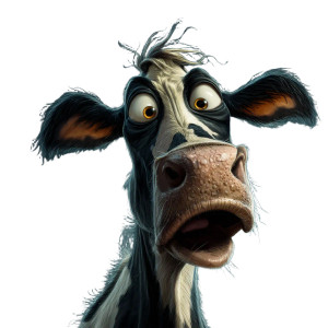 Cow Vinyl Car Decal Sticker – Waterproof & UV-Resistant 8" Cow Vinyl Car Decal Sticker – Waterproof & UV-Resistant 8"