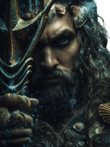 Poseidon God Vinyl Car Decal Sticker – Waterproof & UV-Resistant 8"