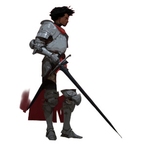 Knight With Wyvern Vinyl Car Decal Sticker – Waterproof & UV-Resistant 8"