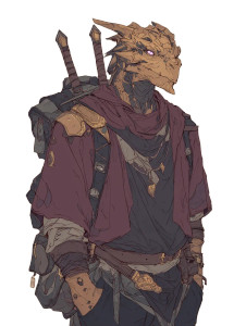 Bronze Dragonborn Warrior V3 Vinyl Car Decal Sticker – Waterproof & UV-Resistant 8"