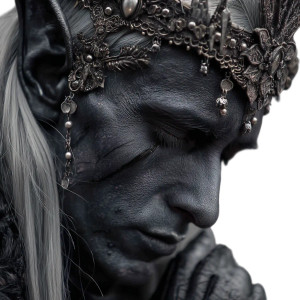 Dark Elf Vinyl Car Decal Sticker – Waterproof & UV-Resistant 8"