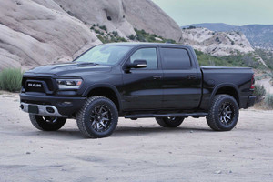 Fits 2019-2021 Ram 1500- New Model Fabtech Motorsports Lift Kit Suspension K3168M Stealth; 3 Inch Front Lift; 3 Inch Rear Lift; Black Components/Black Shock Absorbers Fits 2019-2021 Ram 1500- New Model Fabtech Motorsports Lift Kit Suspension K3168M Stealth; 3 Inch Front Lift; 3 Inch Rear Lift; Black Components/Black Shock Absorbers