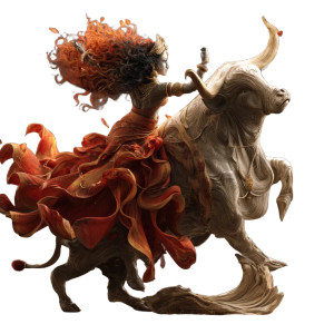 Goddess Durga Dancing Vinyl Car Decal Sticker – Waterproof & UV-Resistant 8"