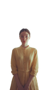 Calm Girl Portrait Vinyl Car Decal Sticker – Waterproof & UV-Resistant 8"