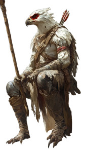 Aarakocra Barbarian Vinyl Car Decal Sticker – Waterproof & UV-Resistant 8"