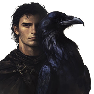 Man-Raven Hybrid Vinyl Car Decal Sticker – Waterproof & UV-Resistant 8"