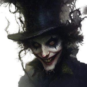 Mad Hatter V2 Vinyl Car Decal Sticker – Waterproof & UV-Resistant 8"