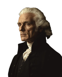 Thomas Jefferson Portrait V6 Vinyl Car Decal Sticker – Waterproof & UV-Resistant 8"