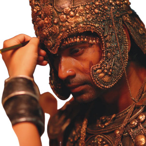 Emperor Ashoka Scene Vinyl Car Decal Sticker – Waterproof & UV-Resistant 8"