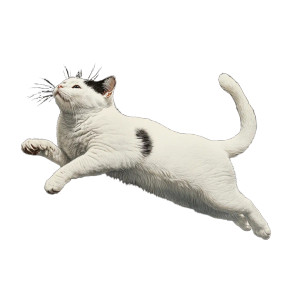 Floating Space Cat Vinyl Car Decal Sticker – Waterproof & UV-Resistant 8" Floating Space Cat Vinyl Car Decal Sticker – Waterproof & UV-Resistant 8"