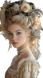 Marie Antoinette'S Headdress Vinyl Car Decal Sticker – Waterproof & UV-Resistant 8"