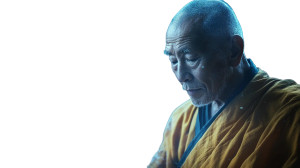Wise Buddhist Man Vinyl Car Decal Sticker – Waterproof & UV-Resistant 8"