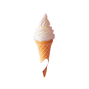 Hand Holding Cornetto Vinyl Car Decal Sticker – Waterproof & UV-Resistant 8"