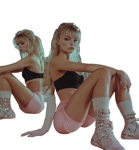 Ballet Dancers Pose Vinyl Car Decal Sticker – Waterproof & UV-Resistant 8"