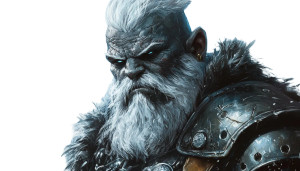 Grimdark Norse Dwarf Vinyl Car Decal Sticker – Waterproof & UV-Resistant 8"