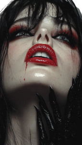 Gothic Four-Eyed Woman Vinyl Car Decal Sticker – Waterproof & UV-Resistant 8" Gothic Four-Eyed Woman Vinyl Car Decal Sticker – Waterproof & UV-Resistant 8"