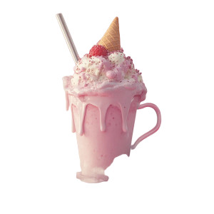 Dreamy Cornetto Shake Vinyl Car Decal Sticker – Waterproof & UV-Resistant 8"