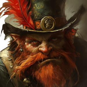 Monstrous Dwarf Vinyl Car Decal Sticker – Waterproof & UV-Resistant 8"