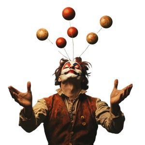 Juggler Vinyl Car Decal Sticker – Waterproof & UV-Resistant 8"