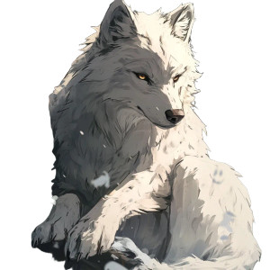 Anime Wolves Vinyl Car Decal Sticker – Waterproof & UV-Resistant 8"