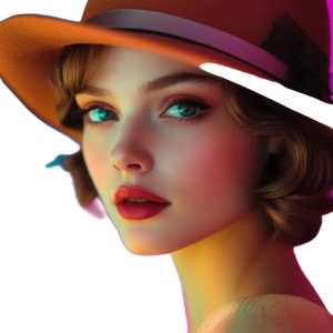 1920S Luxury Woman Vinyl Car Decal Sticker – Waterproof & UV-Resistant 8" 1920S Luxury Woman Vinyl Car Decal Sticker – Waterproof & UV-Resistant 8"