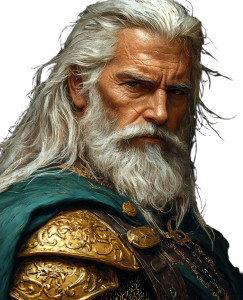 Elderly Warrior Portrait Vinyl Car Decal Sticker – Waterproof & UV-Resistant 8"