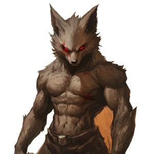 Angry Fox Humanoid Vinyl Car Decal Sticker – Waterproof & UV-Resistant 8"