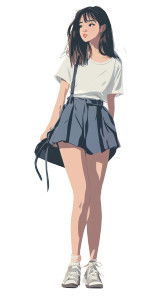 Anime Girl Portrait V55 Vinyl Car Decal Sticker – Waterproof & UV-Resistant 8" Anime Girl Portrait V55 Vinyl Car Decal Sticker – Waterproof & UV-Resistant 8"