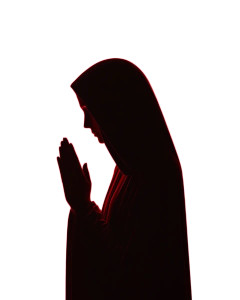 Mysterious Red Robe Vinyl Car Decal Sticker – Waterproof & UV-Resistant 8"