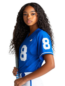 Softball Player Portrait V3 Vinyl Car Decal Sticker – Waterproof & UV-Resistant 8"