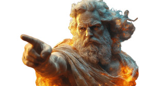 Greek God Statue Vinyl Car Decal Sticker – Waterproof & UV-Resistant 8"