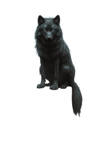 Dark Fantasy Wolf V9 Vinyl Car Decal Sticker – Waterproof & UV-Resistant 8"