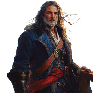 Pirate Captain Portrait V3 Vinyl Car Decal Sticker – Waterproof & UV-Resistant 8" Pirate Captain Portrait V3 Vinyl Car Decal Sticker – Waterproof & UV-Resistant 8"